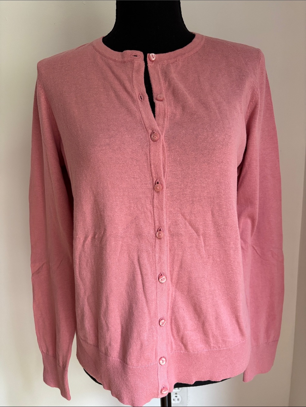 NWT LOFT dusty Rose pink long sleeve cardigan, small S